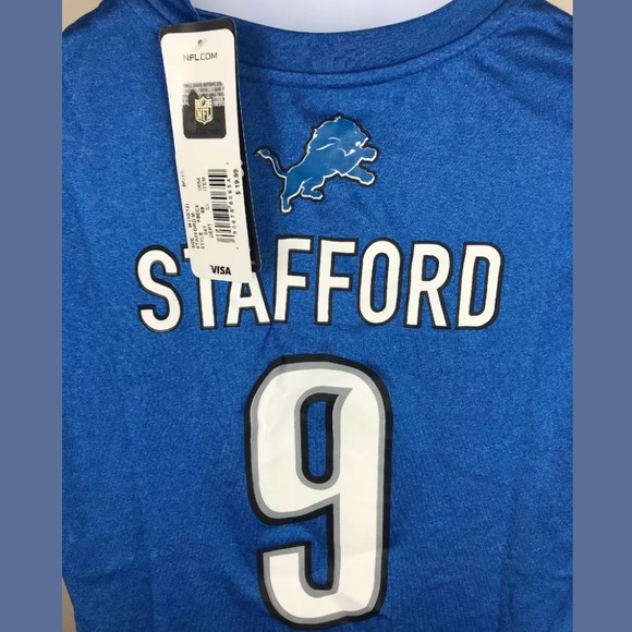 Lions Stafford #9 Youth M 10/12 Dri-Fit Material - Picture 4 of 5
